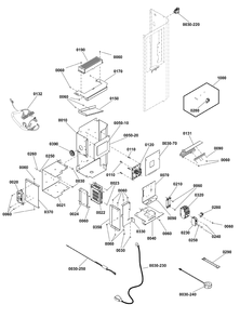 Control Panel Group Diagram and Parts List for 040628-01  Briggs and Stratton Generator